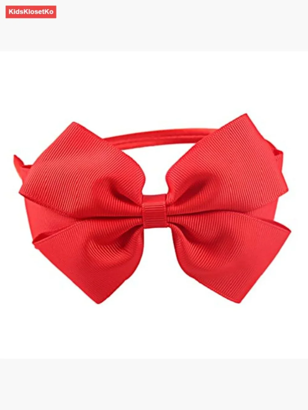 Large Bow Headband Soft Rib Fabric Hair Hoop for Girls Costume Accessory